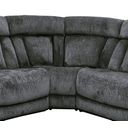 The appearance of Dalton Corner Wedge In Lucky Charcoal designed by Parker House in the modern / contemporary interior design. This charcoal piece of furniture was selected by 1StopBedrooms from Dalton Collection to add a touch of cosiness and style into your home. Sku: MDAL#850-LCH. Material: Polyester.