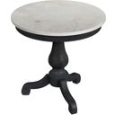 The appearance of Danielle Marble 24 Inch Pedestal Side Table In Black designed by Butler Specialty Company in the transitional interior design. This black piece of furniture  was selected by 1StopBedrooms from Danielle Collection to add a touch of cosiness and style into your home. Sku: 5515432. Material: Marble.
