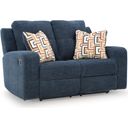 The appearance of Danum Reclining Loveseat In Ink designed by Signature Design by Ashley in the modern / contemporary interior design. This ink piece of furniture was selected by 1StopBedrooms from Danum Collection to add a touch of cosiness and style into your home. Sku: 3880686. Material: Fabric.