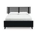 The appearance of Danziar Full Slat Panel Bed In Black designed by Signature Design by Ashley in the modern / contemporary interior design. This black piece of furniture was selected by 1StopBedrooms from Danziar Collection to add a touch of cosiness and style into your home. Sku: B100-12;B1013-187;B1013-84;B1013-89. Bed Type: Panel Bed. Bed Size: Full.