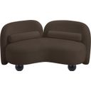 The appearance of Daphne Chenille Fabric Loveseat In Natural Brown and Black designed by Meridian in the modern / contemporary interior design. This natural brown and black piece of furniture was selected by 1StopBedrooms from Daphne Collection to add a touch of cosiness and style into your home. Sku: 44001Brown-L. Material: Chenille.