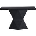 The appearance of Dara Console Table In Black designed by ACME in the modern / contemporary interior design. This black piece of furniture  was selected by 1StopBedrooms from Dara Collection to add a touch of cosiness and style into your home. Sku: AC03093-1;AC03093-2. Material: Wood.