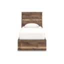 The appearance of Darcalli Twin Panel Bed with Storage In Brown designed by Signature Design by Ashley in the transitional interior design. This brown piece of furniture was selected by 1StopBedrooms from Darcalli Collection to add a touch of cosiness and style into your home. Sku: B100-11;NCB3367-50;NCB3367-50;NCB3367-52;NCB3367-53. Bed Type: Panel Bed. Bed Size: Twin. Material: Engineered Wood.