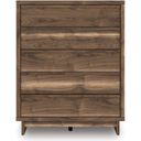 The appearance of Darcalli Wide Chest of Drawers In Brown designed by Signature Design by Ashley in the transitional interior design. This brown piece of furniture  was selected by 1StopBedrooms from Darcalli Collection to add a touch of cosiness and style into your home. Sku: NCB3367-345. Material: Wood.