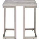 The appearance of David End Table designed by Steve Silver in the modern / contemporary interior design. This driftwood piece of furniture  was selected by 1StopBedrooms from David Collection to add a touch of cosiness and style into your home. Sku: DI100E. Material: Wood.