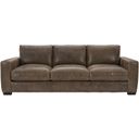 The appearance of Dawkins Leather Sofa designed by Bernhardt in the modern / contemporary interior design. This brown leather piece of furniture was selected by 1StopBedrooms from Dawkins Collection to add a touch of cosiness and style into your home. Sku: 9227LO. Material: Leather. Upholstery Material: Leather.