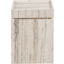 The appearance of Daxton Accent Table In White Travertine designed by Universal in the modern / contemporary interior design. This white travertine piece of furniture was selected by 1StopBedrooms from Modern Collection to add a touch of cosiness and style into your home. Sku: U365C825. Material: Stone.