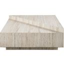 The appearance of Daxton Cocktail Table In White Travertine designed by Universal in the modern / contemporary interior design. This white travertine piece of furniture was selected by 1StopBedrooms from Modern Collection to add a touch of cosiness and style into your home. Sku: U365C828. Material: Stone.