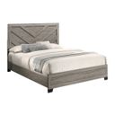 The appearance of Dean MDF Solid Wood Queen Panel Bed in Light Gray designed by Best Quality Furniture in the country / farmhouse interior design. This light gray piece of furniture was selected by 1StopBedrooms from Dean Collection to add a touch of cosiness and style into your home. Sku: B790-Q-HFB;B790-Q-SR. Bed Type: Panel Bed. Bed Size: Queen. Material: MDF.