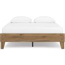 The appearance of Deanlow Queen Platform Bed In Honey designed by Signature Design by Ashley in the transitional interior design. This honey piece of furniture was selected by 1StopBedrooms from Deanlow Collection to add a touch of cosiness and style into your home. Sku: EB1866-113. Bed Type: Platform Bed. Material: Wood. Bed Size: Queen.