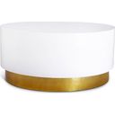 Deco Coffee Table In White and Gold