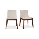 Deco White Dining Chair Set of 2