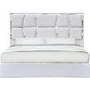 The appearance of Degas Silver Grey Queen Upholstered Platform Bed designed by J&M in the modern / contemporary interior design. This silver gray piece of furniture was selected by 1StopBedrooms from Degas Collection to add a touch of cosiness and style into your home. Sku: 18721-Q. Bed Type: Platform Bed. Bed Size: Queen.