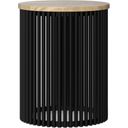 The appearance of Demy Tall Side Table In Natural and Black designed by Simpli Home in the industrial interior design. This natural/black piece of furniture  was selected by 1StopBedrooms from Demy Collection to add a touch of cosiness and style into your home. Sku: AXCDEMST-NL. Material: Mango Wood.