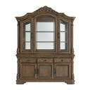 Denali Server and Hutch with LED In Walnut