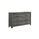 The appearance of Denver Dresser In Gray designed by Galaxy Home Furnishings in the modern / contemporary interior design. This gray piece of furniture was selected by 1StopBedrooms from Denver Collection to add a touch of cosiness and style into your home. Sku: 601955555876. Material: Solid Wood.