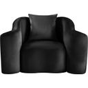 The appearance of Destin Velvet Chair In Black Velvet designed by Meridian in the modern / contemporary interior design. This black velvet piece of furniture was selected by 1StopBedrooms from Destin Collection to add a touch of cosiness and style into your home. Sku: 44052Black-C. Material: Velvet.