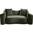 The appearance of Destin Velvet Loveseat In Green Velvet designed by Meridian in the modern / contemporary interior design. This green velvet piece of furniture  was selected by 1StopBedrooms from Destin Collection to add a touch of cosiness and style into your home. Sku: 44052Green-L. Material: Velvet.