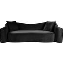 The appearance of Destin Velvet Sofa In Black Velvet designed by Meridian in the modern / contemporary interior design. This black velvet piece of furniture was selected by 1StopBedrooms from Destin Collection to add a touch of cosiness and style into your home. Sku: 44052Black-S. Material: Velvet.