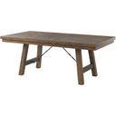 Dex Smokey Walnut Extendable Rectangular Dining Table