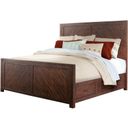 Dex Walnut King Storage Panel Bed