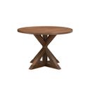 The appearance of Diana Trestle Base Dining Table In Vintage Honey designed by Carolina Living in the traditional interior design. This vintage honey piece of furniture was selected by 1StopBedrooms from Diana Collection to add a touch of cosiness and style into your home. Sku: DT-4830-TB-VHWD. Table Top Shape: Round. Material: Rubberwood. Size: 47".
