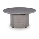 The appearance of Dillon Beach Outdoor Fire Pit Table In Gray designed by Signature Design by Ashley in the modern / contemporary interior design. This gray piece of furniture was selected by 1StopBedrooms from Dillon Beach Collection to add a touch of cosiness and style into your home. Sku: P418-776.