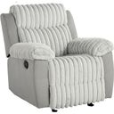 The appearance of Dionysus Manual Glider Recliner In Gray designed by Furniture of America in the transitional interior design. This gray piece of furniture was selected by 1StopBedrooms from Dionysus Collection to add a touch of cosiness and style into your home. Sku: FM64004GY-CH-M. Material: Solid Wood.