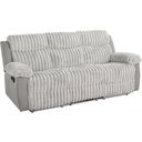 The appearance of Dionysus Manual Reclining Sofa with USB and LED In Gray designed by Furniture of America in the transitional interior design. This gray piece of furniture was selected by 1StopBedrooms from Dionysus Collection to add a touch of cosiness and style into your home. Sku: FM64004GY-SF-M. Material: Solid Wood.