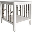 The appearance of Dockside II White End Table designed by Liberty in the transitional interior design. This white piece of furniture  was selected by 1StopBedrooms from Dockside Collection to add a touch of cosiness and style into your home. Sku: 469-OT1020. Material: Wood.