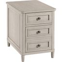 The appearance of Domaine Rectangular Chairside Chest In Taupe designed by Hammary in the modern / contemporary interior design. This taupe piece of furniture was selected by 1StopBedrooms from Domaine Collection to add a touch of cosiness and style into your home. Sku: 181-916. Material: Wood.