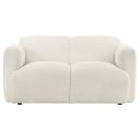 The appearance of Dorset Fabric Upholstered Round Track Arm Loveseat In White designed by Coaster in the modern / contemporary interior design. This white piece of furniture was selected by 1StopBedrooms from Dorset Collection to add a touch of cosiness and style into your home. Sku: 509812. Material: Textured.