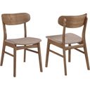 The appearance of Dortch Dining Side Chair Walnut and Brown Set of 2 designed by Coaster in the transitional interior design. This walnut piece of furniture was selected by 1StopBedrooms from Dortch Collection to add a touch of cosiness and style into your home. Sku: 108462. Material: Wood.