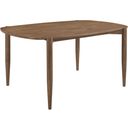 The appearance of Dortch Oval Solid Wood Dining Table Walnut designed by Coaster in the transitional interior design. This walnut piece of furniture was selected by 1StopBedrooms from Dortch Collection to add a touch of cosiness and style into your home. Sku: 108461. Table Top Shape: Oval. Material: Wood. Size: 39" x 63".
