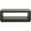 The appearance of Dothan Coffee Table In Black designed by Furniture of America in the modern / contemporary interior design. This black piece of furniture  was selected by 1StopBedrooms from Dothan Collection to add a touch of cosiness and style into your home. Sku: FM44009BK-C. Material: Oak Veneer.