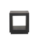 The appearance of Dothan End Table In Black designed by Furniture of America in the modern / contemporary interior design. This black piece of furniture  was selected by 1StopBedrooms from Dothan Collection to add a touch of cosiness and style into your home. Sku: FM44009BK-E. Material: Oak Veneer.