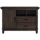 The appearance of Double Bridge Chestnut Sideboard designed by Liberty in the transitional interior design. This brown piece of furniture was selected by 1StopBedrooms from Double Bridge Collection to add a touch of cosiness and style into your home. Sku: 152-SB5436. Material: Wood.