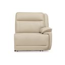 The appearance of Double Deal Right-Arm Facing Power Recliner In Almond designed by Signature Design by Ashley in the modern / contemporary interior design. This almond piece of furniture was selected by 1StopBedrooms from Double Deal Collection to add a touch of cosiness and style into your home. Sku: U1300162. Material: Leather Match.