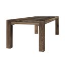 Dovetail 76 Inch Gathering Dining Table In Aged Grey