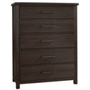 The appearance of Dovetail Chest In Java designed by Vaughan Bassett in the transitional interior design. This java piece of furniture was selected by 1StopBedrooms from Dovetail Collection to add a touch of cosiness and style into your home. Sku: 750-115. Material: Wood.