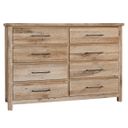The appearance of Dovetail Dresser In Sun Bleached White designed by Vaughan Bassett in the transitional interior design. This sun bleached white piece of furniture was selected by 1StopBedrooms from Dovetail Collection to add a touch of cosiness and style into your home. Sku: 754-002. Material: Wood.