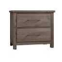 The appearance of Dovetail Nightstand In Mystic Grey designed by Vaughan Bassett in the transitional interior design. This mystic grey piece of furniture was selected by 1StopBedrooms from Dovetail Collection to add a touch of cosiness and style into your home. Sku: 751-227. Material: Wood.