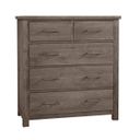 The appearance of Dovetail Standing Dresser In Mystic Grey designed by Vaughan Bassett in the transitional interior design. This mystic grey piece of furniture was selected by 1StopBedrooms from Dovetail Collection to add a touch of cosiness and style into your home. Sku: 751-004. Material: Wood.