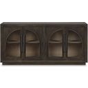 The appearance of Dreley Accent Cabinet In Grayish Brown designed by Signature Design by Ashley in the traditional interior design. This grayish brown piece of furniture was selected by 1StopBedrooms from Dreley Collection to add a touch of cosiness and style into your home. Sku: A4000586. Material: Glass.