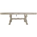 Dresden Dining Table with 21 Inch Leaf In Bone White