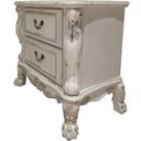 The appearance of Dresden II Nightstand In Bone White designed by ACME in the transitional interior design. This bone white piece of furniture  was selected by 1StopBedrooms from Dresden II Collection to add a touch of cosiness and style into your home. Sku: BD01675. Material: Wood.