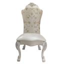 Dresden Side Chair Set of 2 In Fabric and Bone White