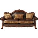 The appearance of Dresden Sofa In Brown designed by ACME in the transitional interior design. This brown piece of furniture was selected by 1StopBedrooms from Dresden Collection to add a touch of cosiness and style into your home. Sku: 15160. Key Features: Nailhead Trim. Material: Chenille.