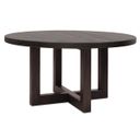 Driftwood 60" Round Dining Table In Burnt Timber