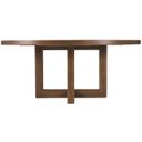 Driftwood 72 Inch Round Dining Table In Medium Wood